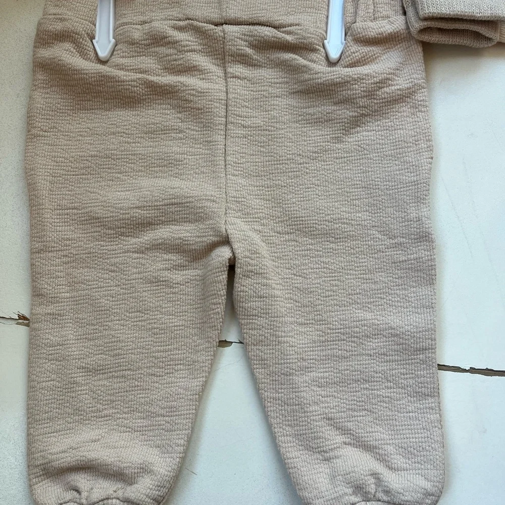 Rabbit Bear Organic Mommy’s Little Pumpkin 3 Piece Onesie and Jogger Set